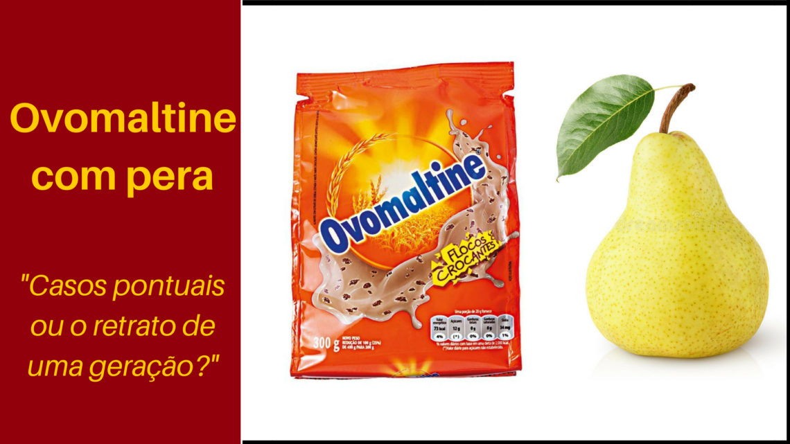 Ovomaltine com pera