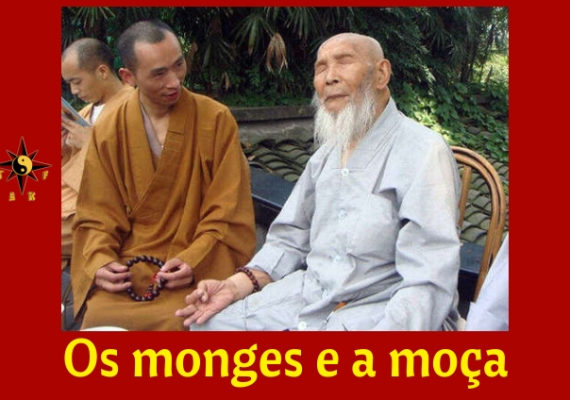 Os monges e a moça